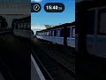 class 156 arriving in Victoria docks