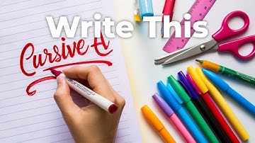 Cursive Writing for Beginners Lesson | Basic Strokes and Shapes | Cursive Handwriting practice