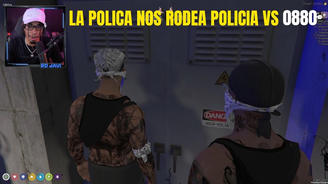 RDJAVI | LA POLICA NOS RODEA POLICIA VS 0880 | GTA RP - YouTube