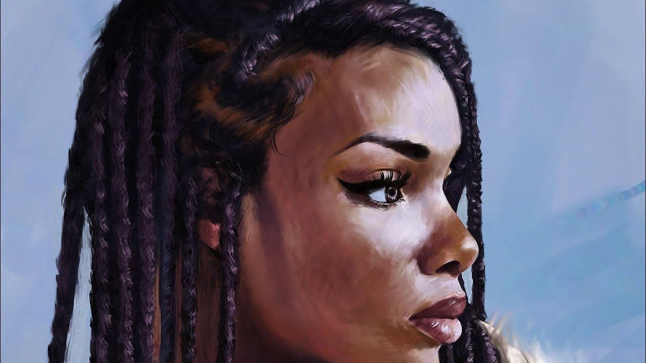 “Locs” Digital Painting By Codey Stevenson YouTube