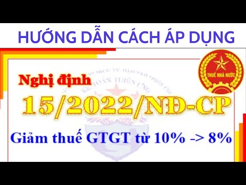 Video Hướng Dẫn Cách Áp Dụng Giảm Thuế VAT Từ 10% Xuống 8%... - youtube