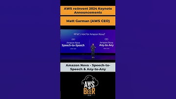 AWS re:Invent 2024 Keynote Announcements - Matt Garman (AWS CEO)