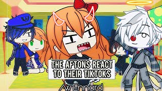 The Aftons react to FNAF TikToks /w Ennard XD