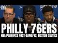 Tyrese Maxey, Paul George &amp; Nick Nurse Respond to "Unacceptable" 76ers Loss, Down 3-1 vs. Boston