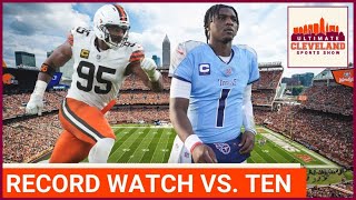 Will Myles Garrett break the NFL's single-season sack record against the Titans' HORRIFIC o-line