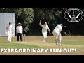 Extraordinary run out  club cricket highlights  castor  ailsworth cc vs sawston  babraham cc