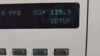 Testing a Teledyne API 450 UV Photometric Ozone Analyzer Monitor O3