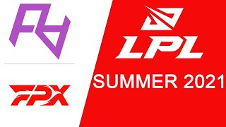 RA vs FPX @Game1 | Rare Atom vs FunPlus Phoenix | LPL Summer 2021 (12 July 2021)