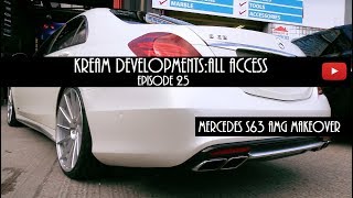 Kream Developments:All access Episode 25 - S63 AMG wrap, wheels and exhaust!!