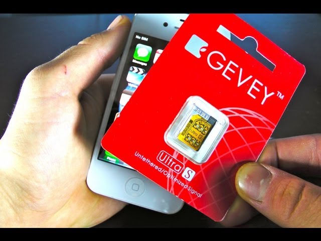 How To Unlock iPhone 4S 5.1.1/5.1/5.0.1/5.0 for Tmobile - Gevey Ultra S ATT  4S 2.0.12/2.0.10/1.0.14 - YouTube