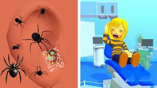 Ear cleaning game level 136, level 137 - ear wax clinic game all levels screenshot 4