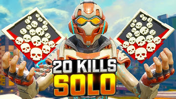 Octane SOLO is so INSANE in Apex Legends (20 KILLS)