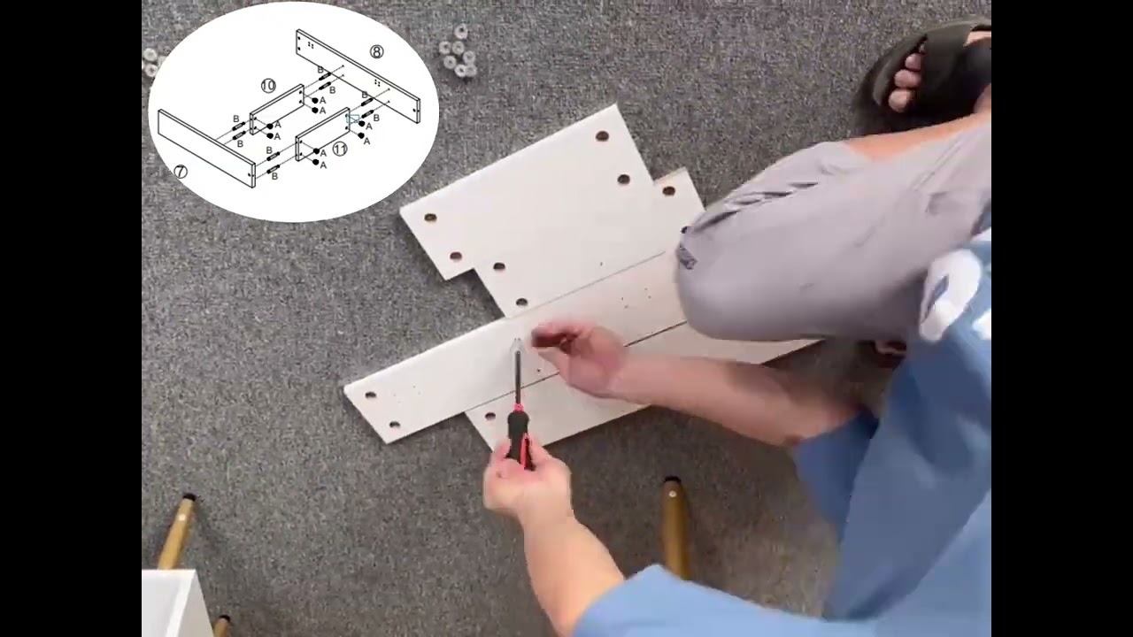 Smart mirror dressing table installation video