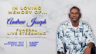 Celebrating the life of Andrew Joseph.