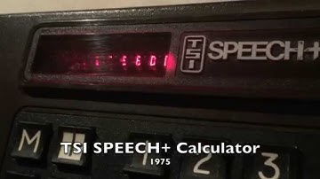 1975: The first speech synthesizer IC was born.