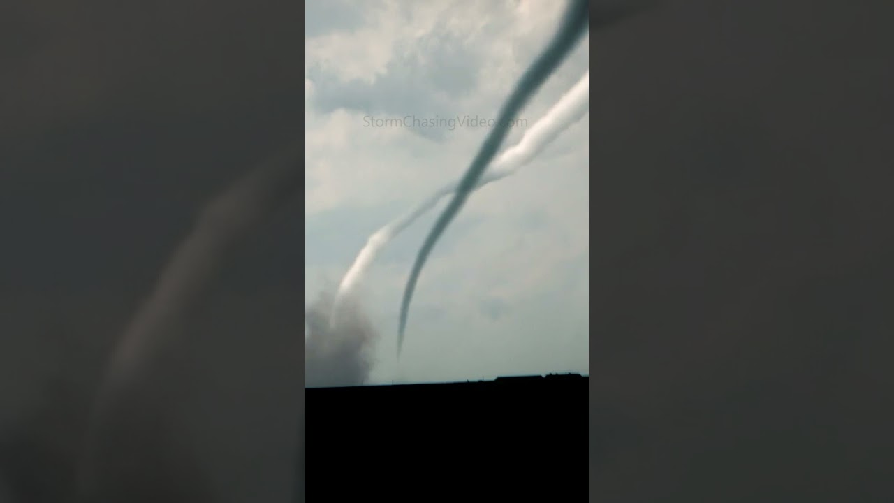 Twin Tornadoes! Today Benkelman NE Tornado 1 Year Anniversary #shorts