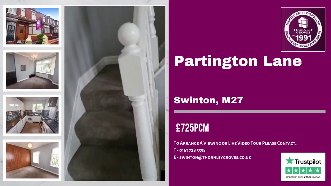 Partington Lane, Swinton £725pcm YouTube