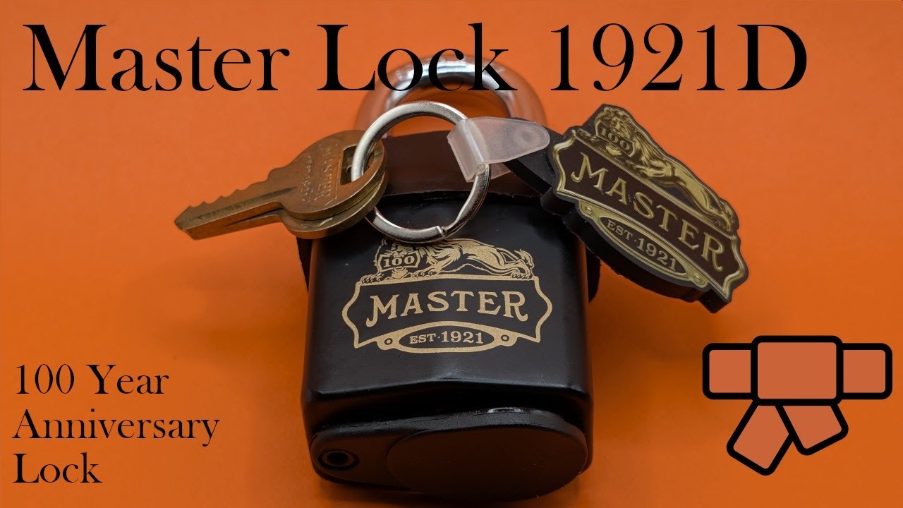 [8] Master Lock 1921D 100 Year Anniversary - Pick and Gut