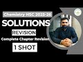 Solutions | Class 12 Chemistry | Chapter 2 | Quick Revision for HSC Maharashtra Board 2026