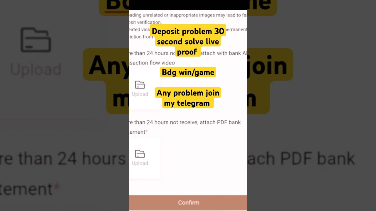 5️⃣ BDG WIN App Scam? Deposit Fail Problem Explained | Warning Video 