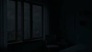 🌧️ Rain Tapping the Window While the City Lights Blur Outside — Cozy Room Ambience | 4 Hour