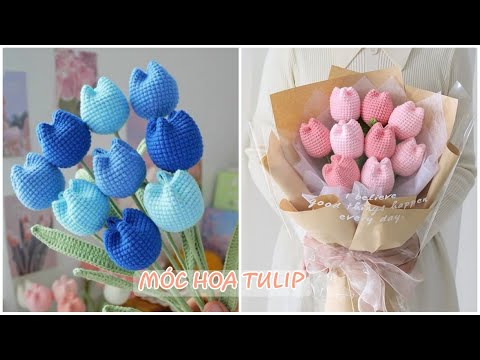 Video #75 Crochet Tulip Flower????Hướng Dẫn Móc Hoa Tulip |... - youtube