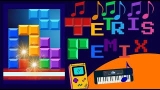 Tetris Theme Synth Remix, Transcribed by Me