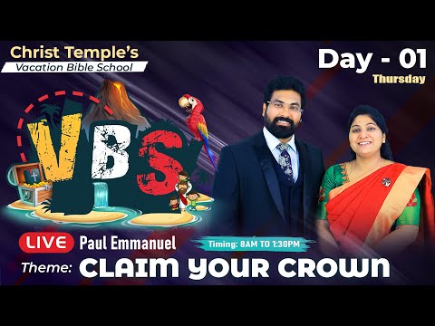VBS in Christ Temple-2022, 19th May | Day -1 | #ChristTempleVijayawada