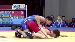 Men's Greco-Roman Wrestling 42Kg - Bronze Medal Contest - Singapore 2010 Youth Games