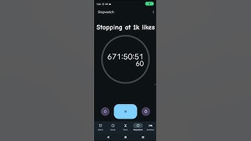 stopping at 1k likes. #timer #stopwatch #1klikes