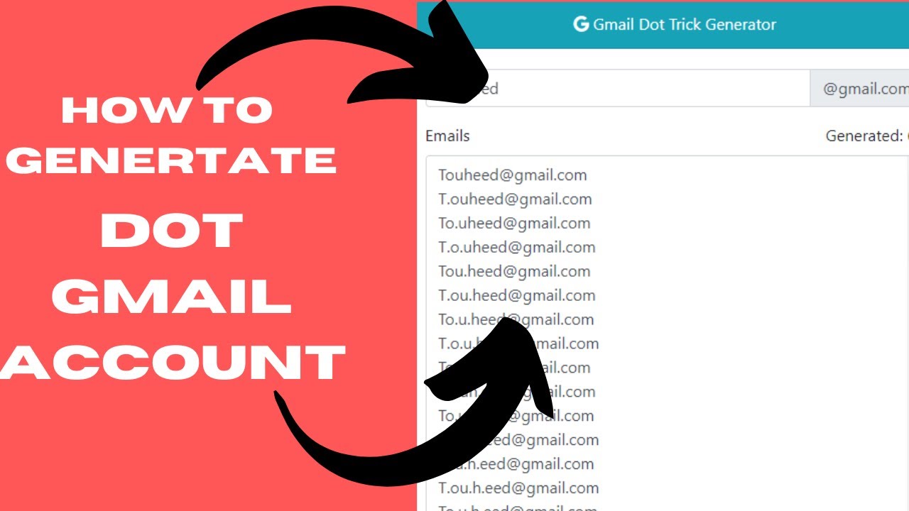 gmail dot trick