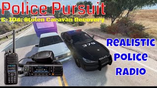 BeamNG Police Chase | Realistic | Pursuit | Crashes | Police Radio Comms | E-104 screenshot 3