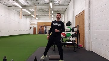 KB bottoms-up Waiters Carry Split-Squat