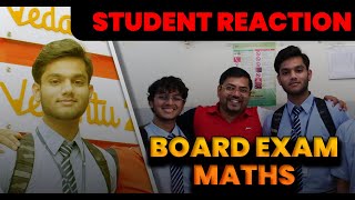 CBSE 2024 Maths Board Exam - Student Reaction🤩🤩 | CBSE 2024 Maths Exam Review