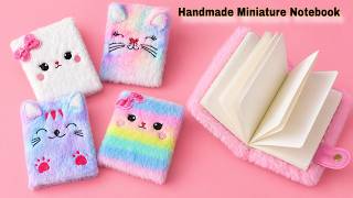 How to Make a Miniature Notebook with Paper | DIY Mini Notebook Craft
