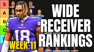 Top 40 Wide Receiver Rankings For Week 11 Fantasy Football