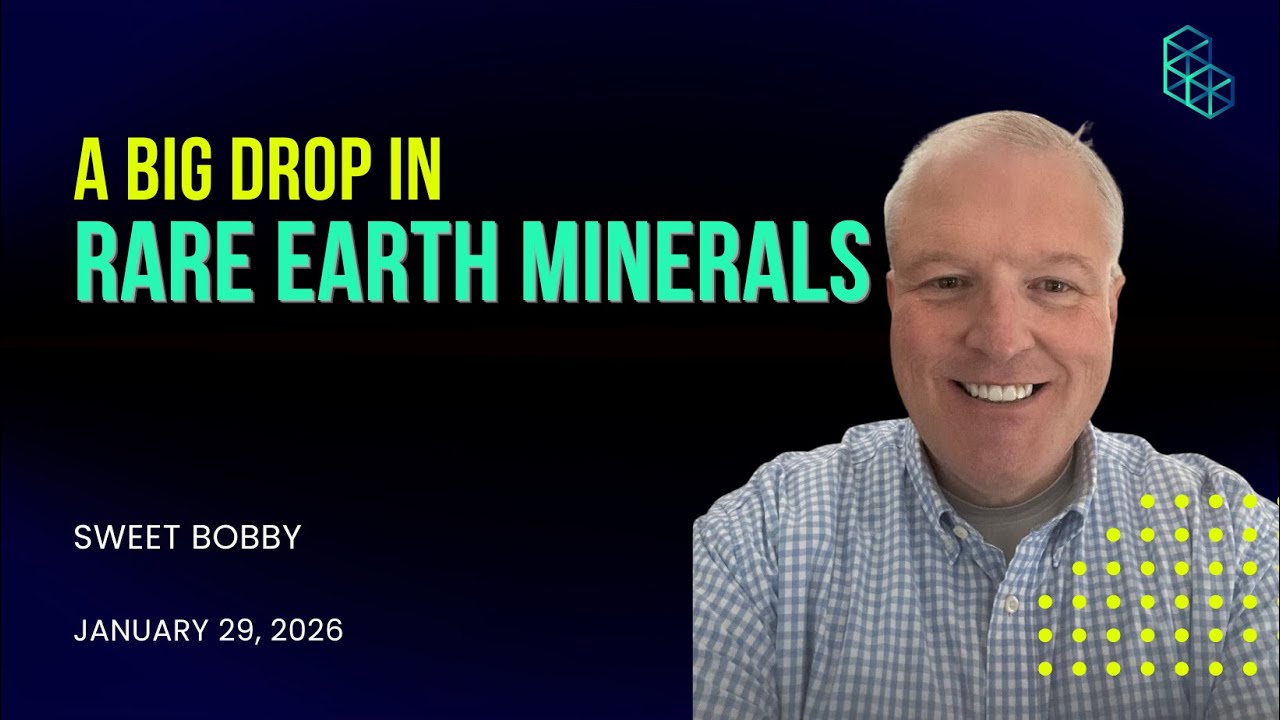 A Big Drop in Rare Earth Minerals