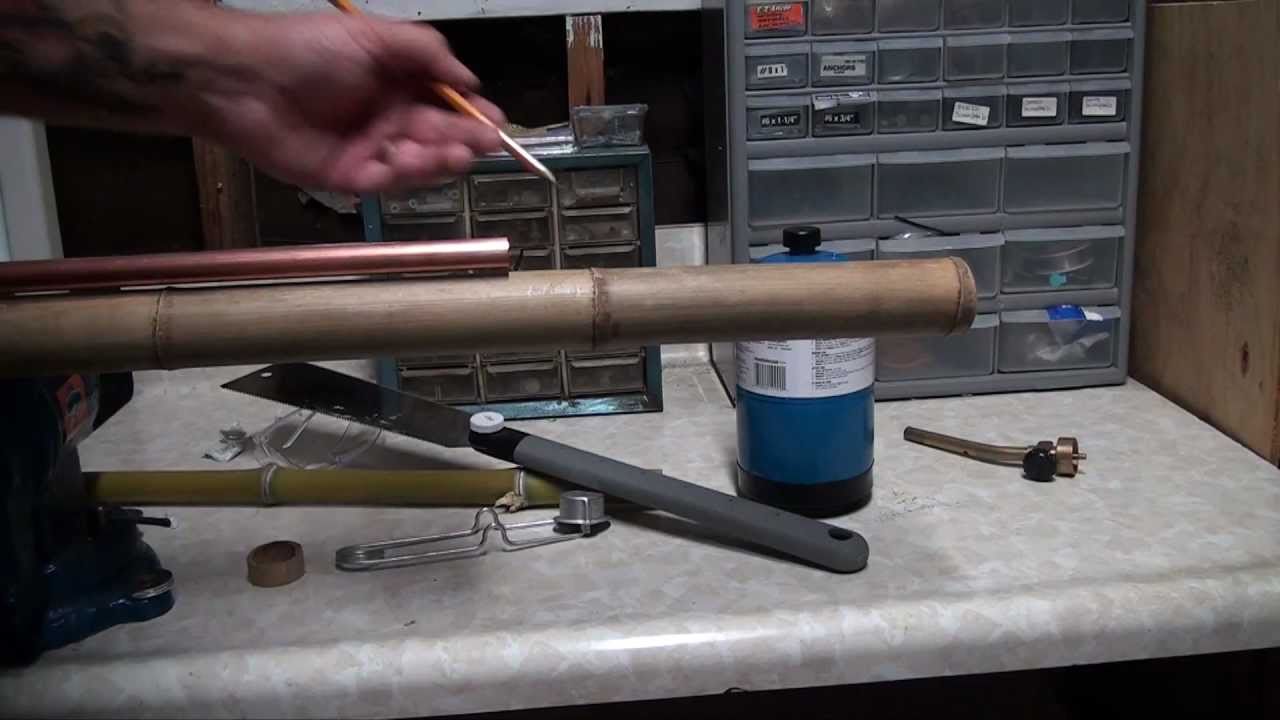 How to make a bamboo blowgun YouTube
