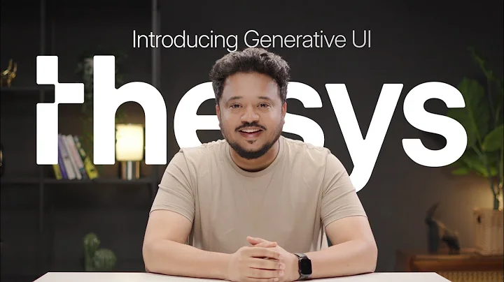 Introducing C1 - World's first Generative UI API built by Thesys