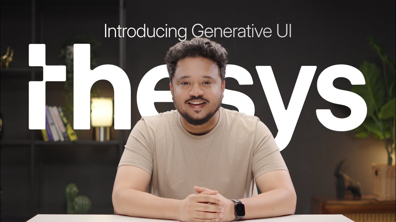 Introducing C1 - World's first Generative UI API built by Thesys