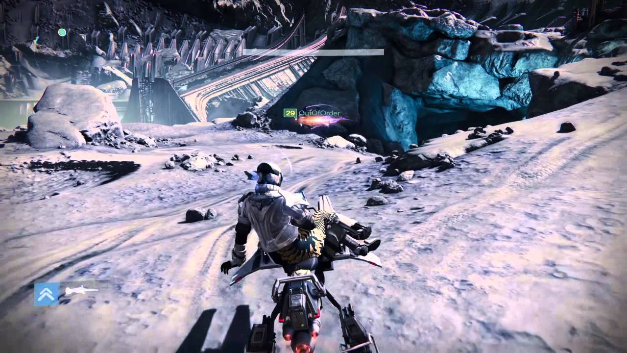 Destiny - Michael going nuts with the new speeder LOL