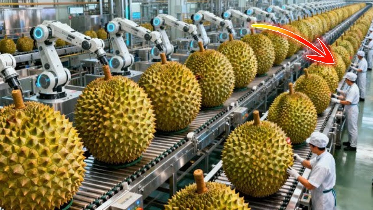 From Fresh Durian to Ice Cream Base 🍦 | Inside the Modern Factory Process