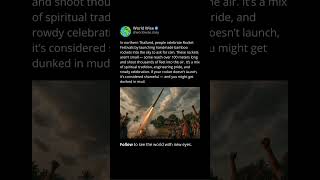 Rain rockets and mud punishments in Thailand