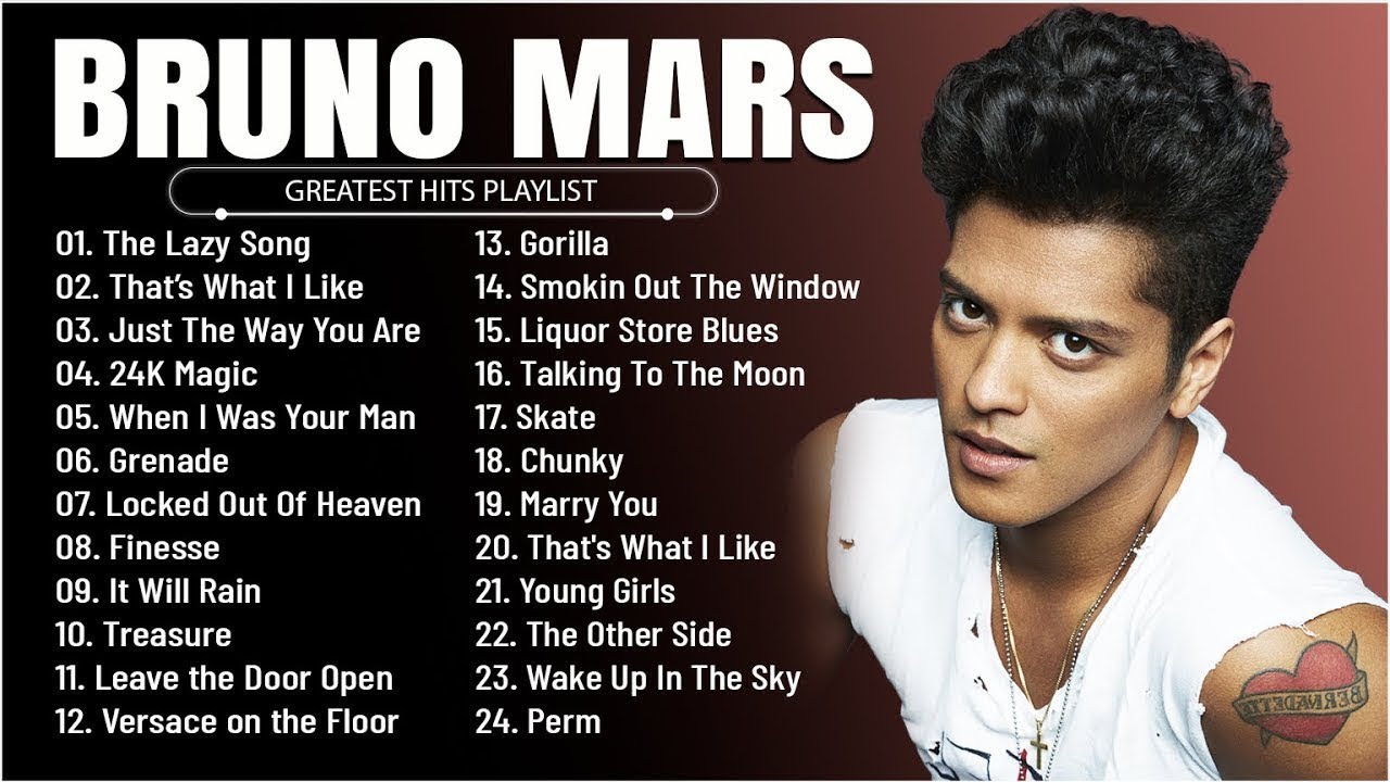Bruno Mars - Greatest Hits Full Album - Best Songs Collection 2024