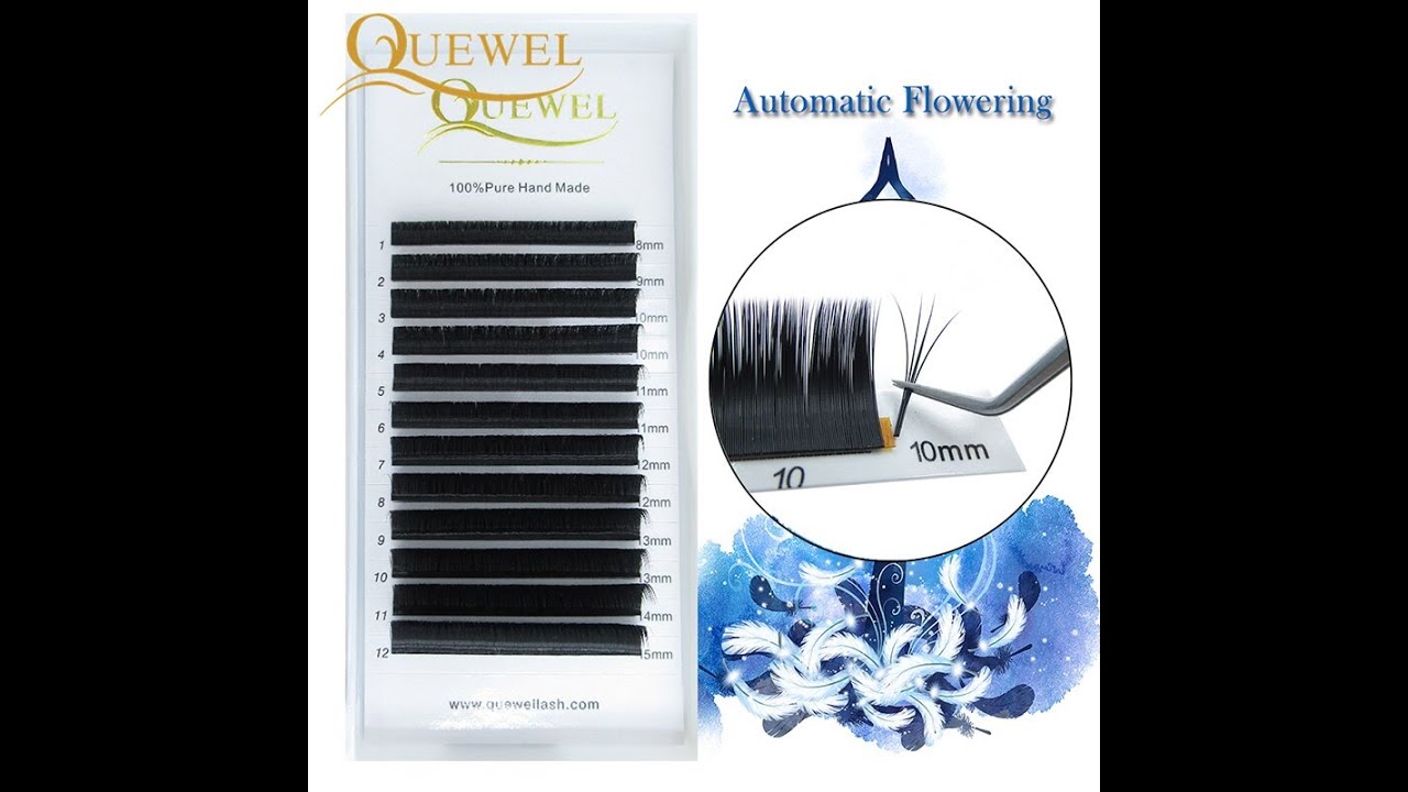 Quewel, легкое удлинение ресниц, растущий объем, ресницы для самостоятельного изготовления, быстрые