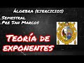 Teoría de exponentes (Ejercicios nivel PRE SAN MARCOS y SEMESTRAL)