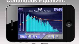 EqiT for iOS. Tempo/Pitch Shift and Continuous Equalizer. screenshot 3