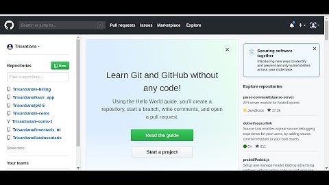 Cara Membuat Repository Baru Dan Upload File Di Github