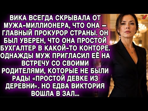 ВИКА СКРЫВАЛА, ЧТО ОНА ГЛАВНЫЙ ПРОКУРОР… НО КОГДА ВОШЛА В ЗАЛ — ВСЕ ПОБЕЛЕЛИ…