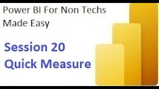 Session 20 Quick Measure